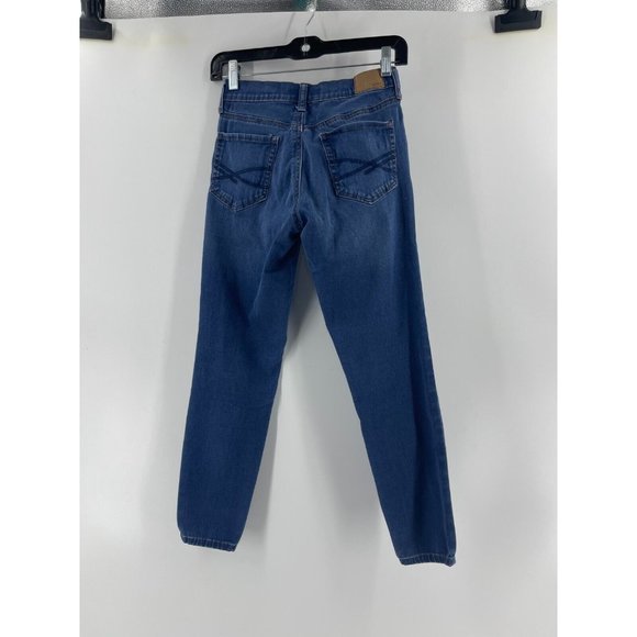 AERO Women's High Rise Medium Wash Skinny Denim Jeans Size 00 - Picture 4 of 11